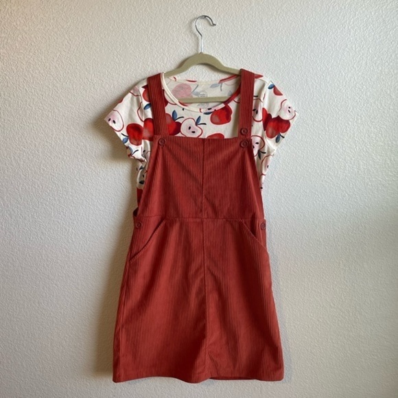 Corduroy Dress & Shirt Set - Picture 2 of 6